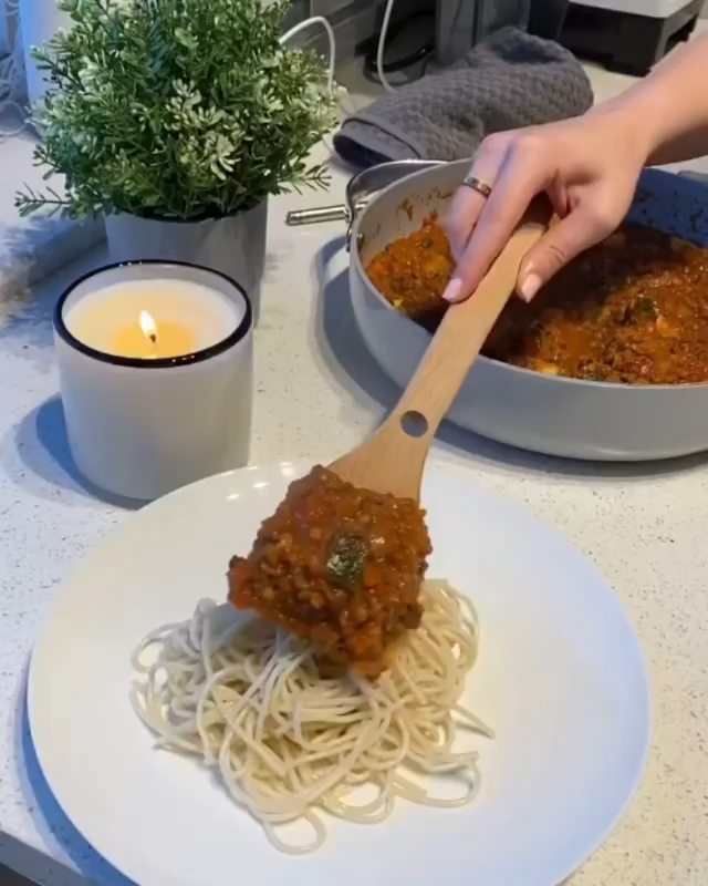 Vegan Lentil Pasta with Marinara