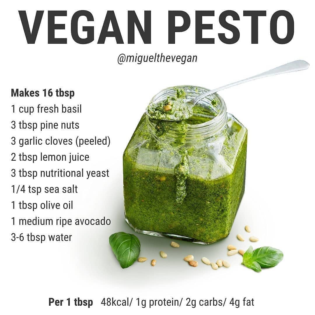 Vegan Cheese-Less Pesto Sauce
