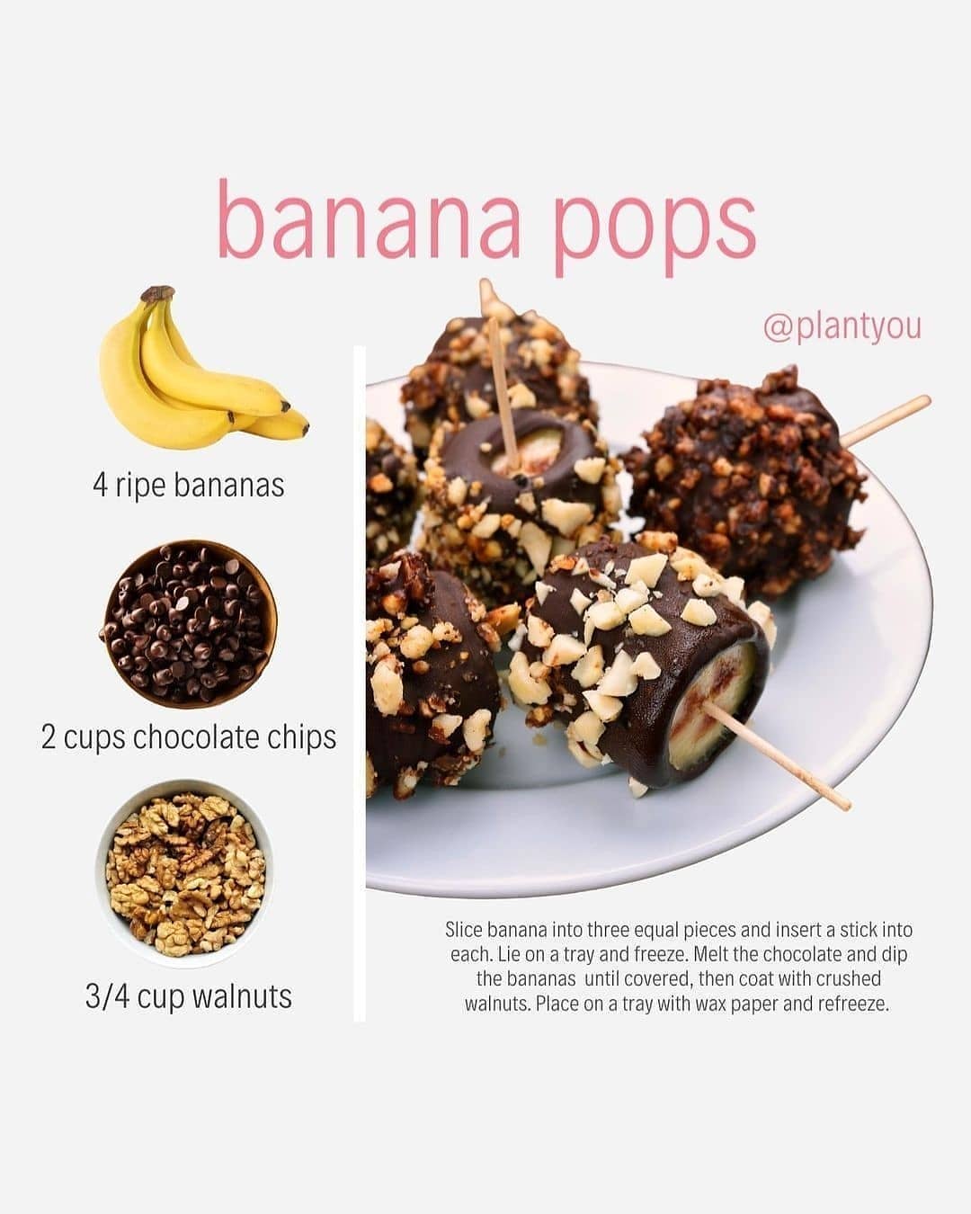 Easy Vegan Banana Pops