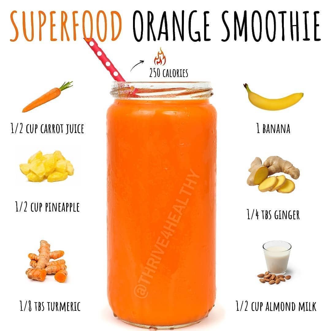 Anti-Inflammatory Immune-Boosting Carrot Smoothie