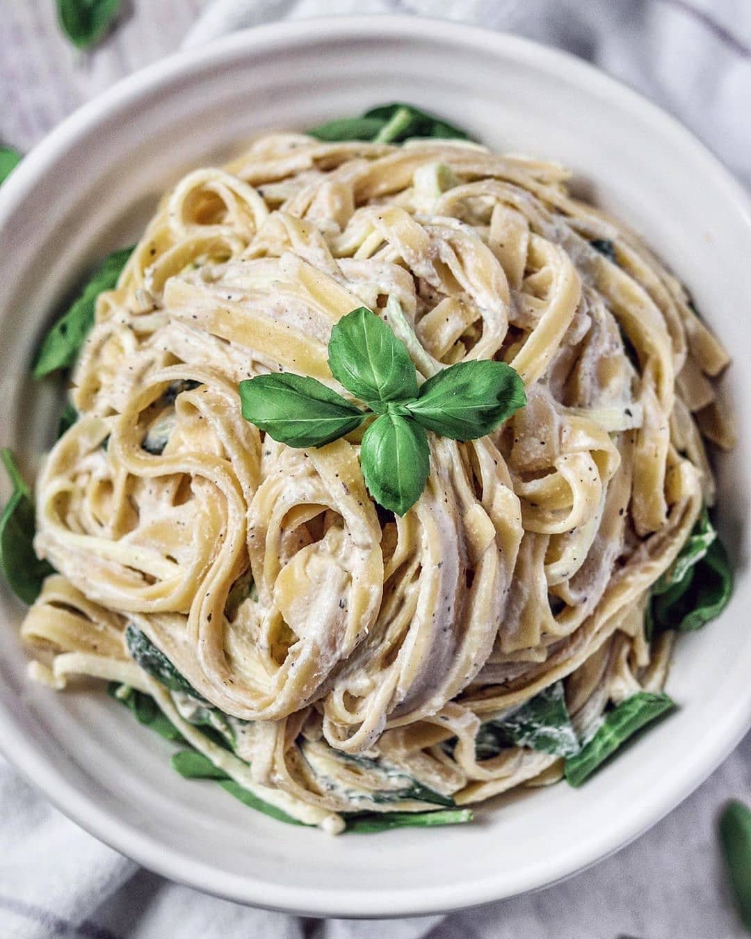 Creamy Vegan Fettuccine Alfredo