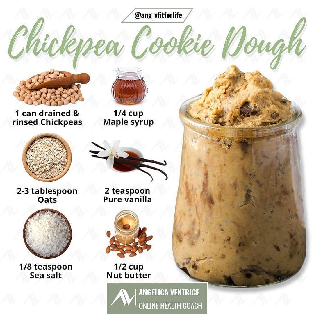 Healthy Vegan Chickpea Cookie Dough