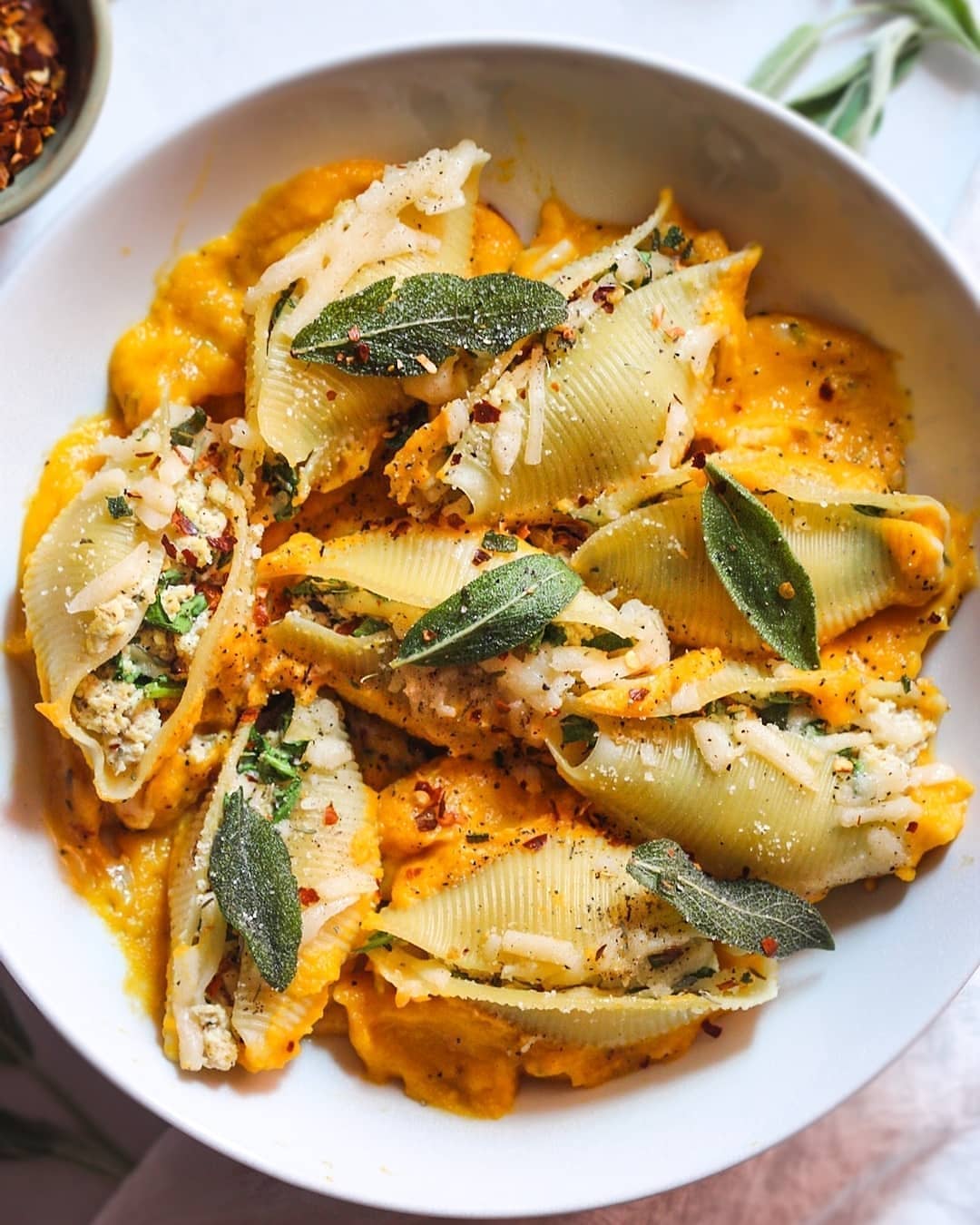 Butternut Squash Stuffed Shells