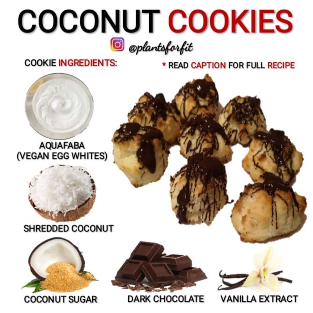 Vegan Aquafaba Coconut Cookies