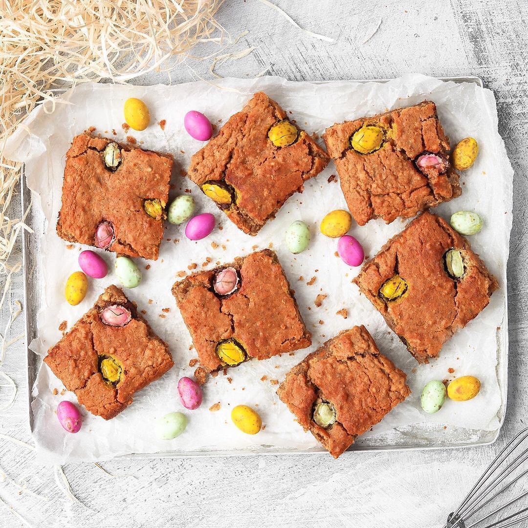 Easter Peanut Butter Blondies