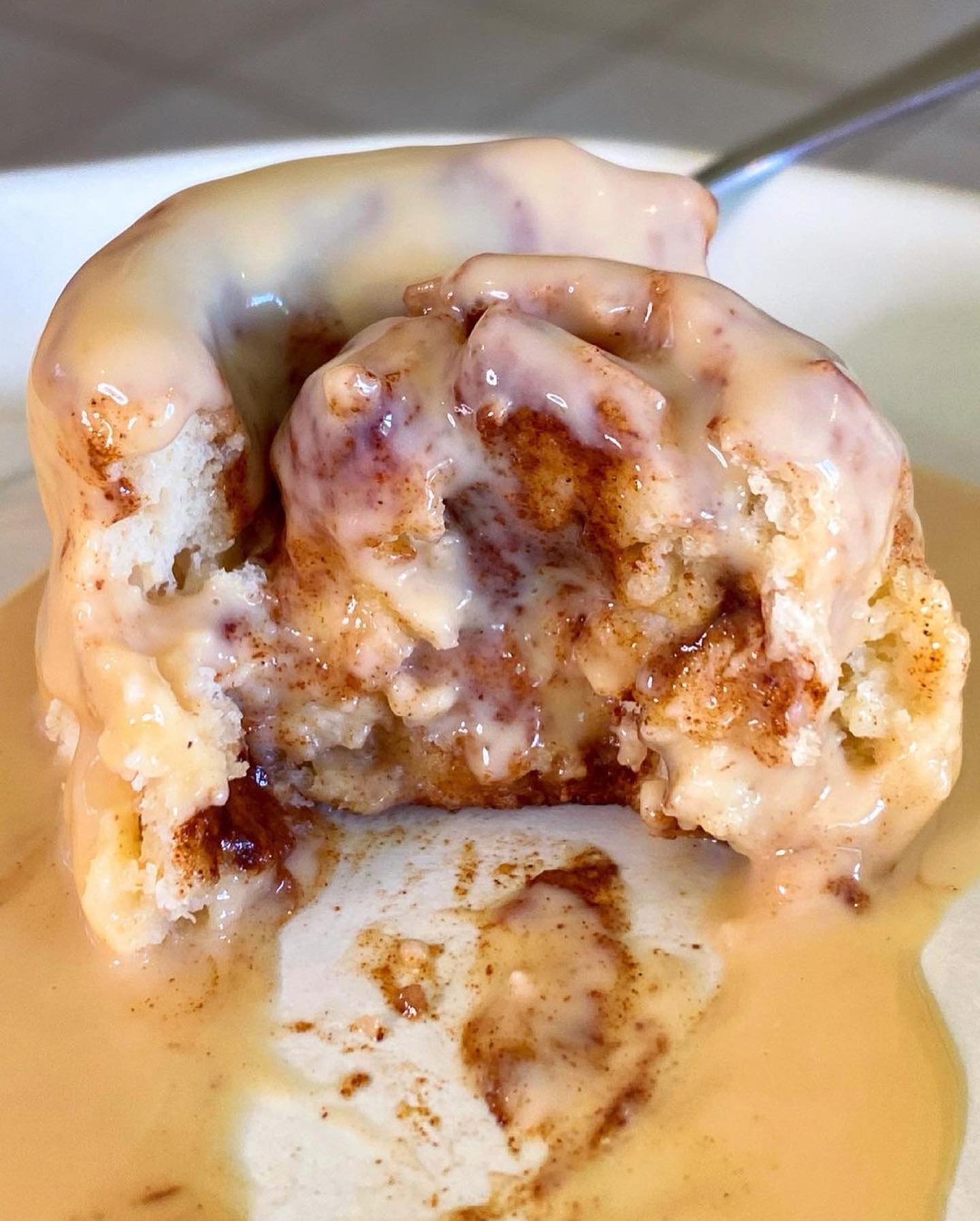 Easy 3-Ingredient Dough Cinnamon Rolls with Peanut Butter Frosting