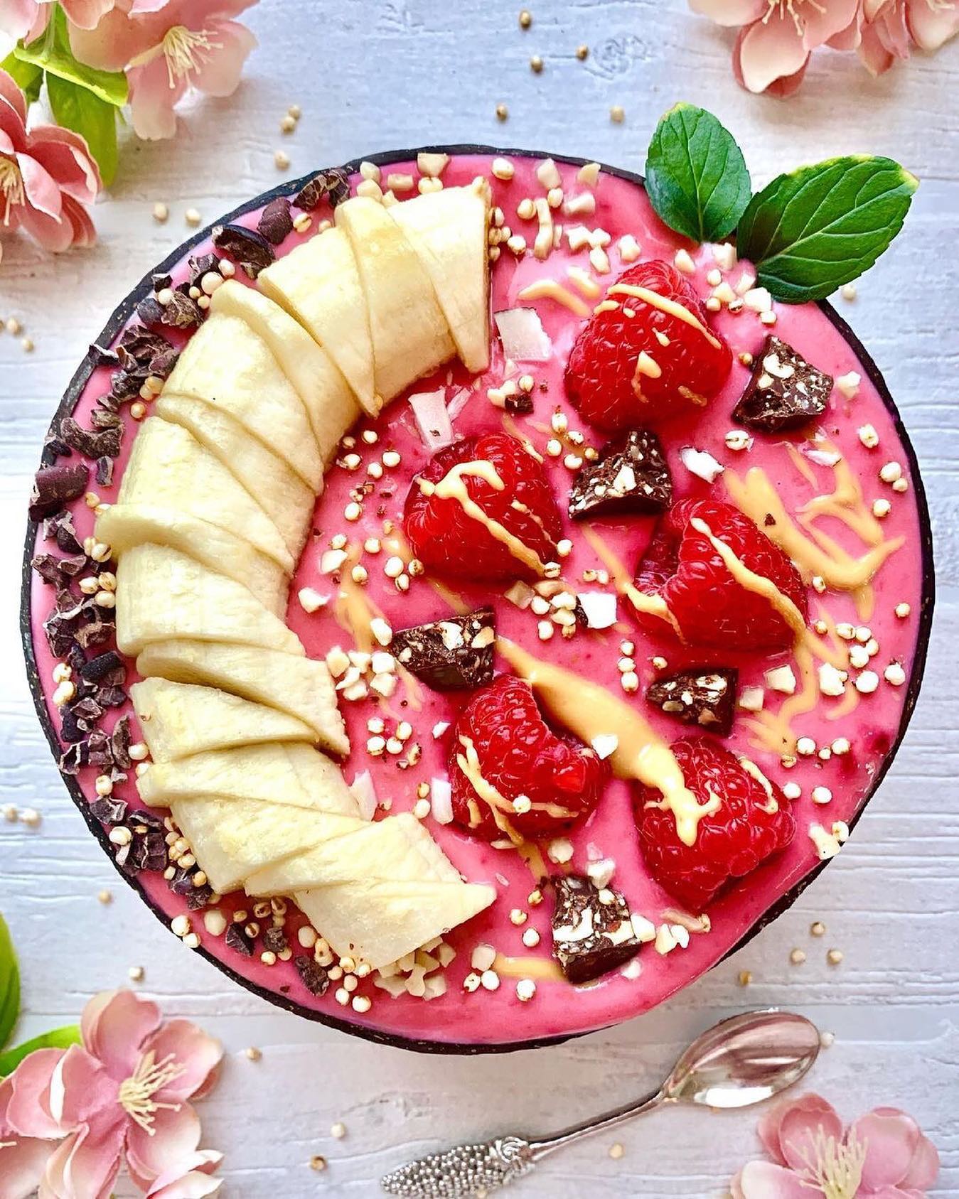 Raspberry Coconut Nice Cream