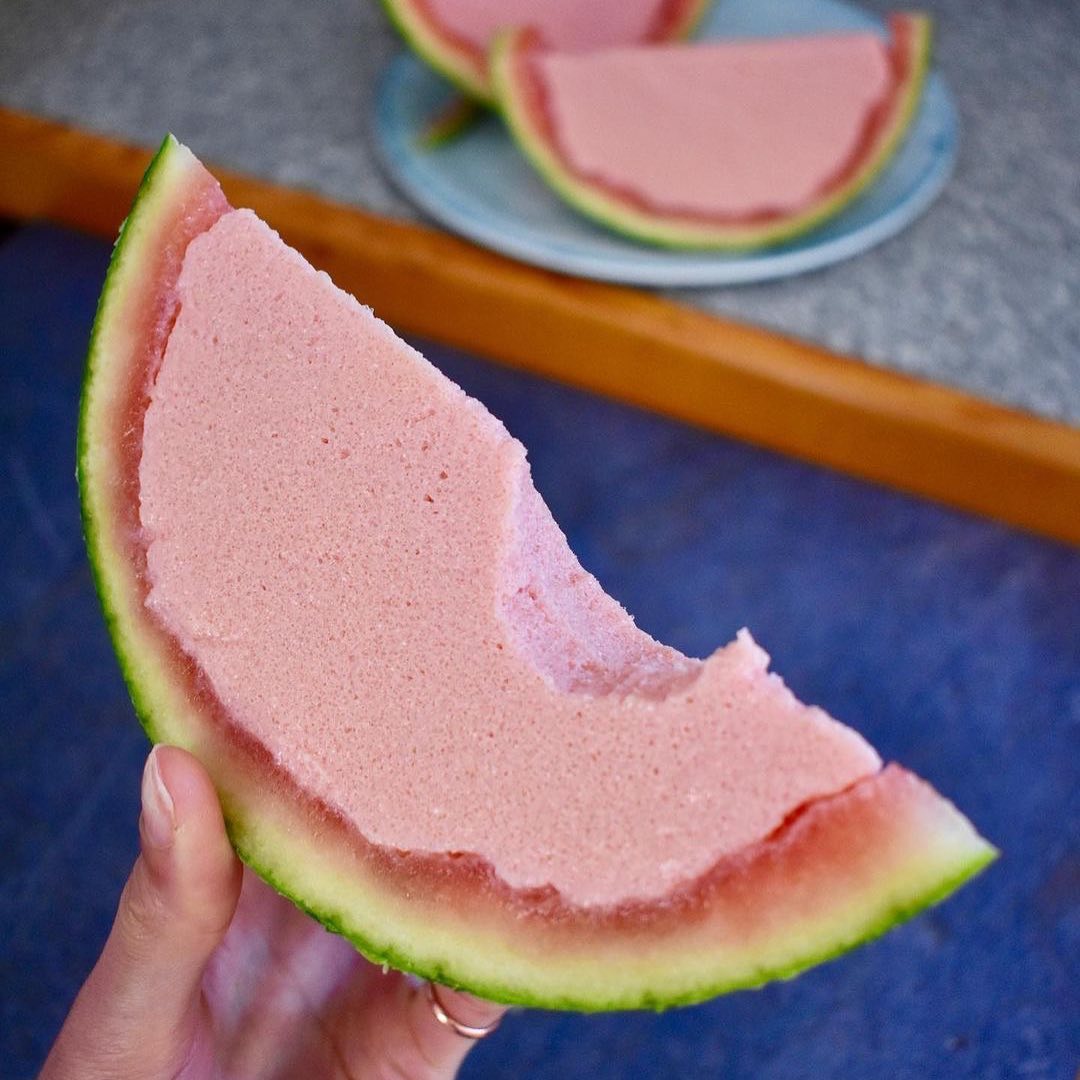 Refreshing Vegan Watermelon Mousse Dessert