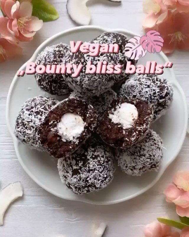 Vegan Bounty Bliss Balls