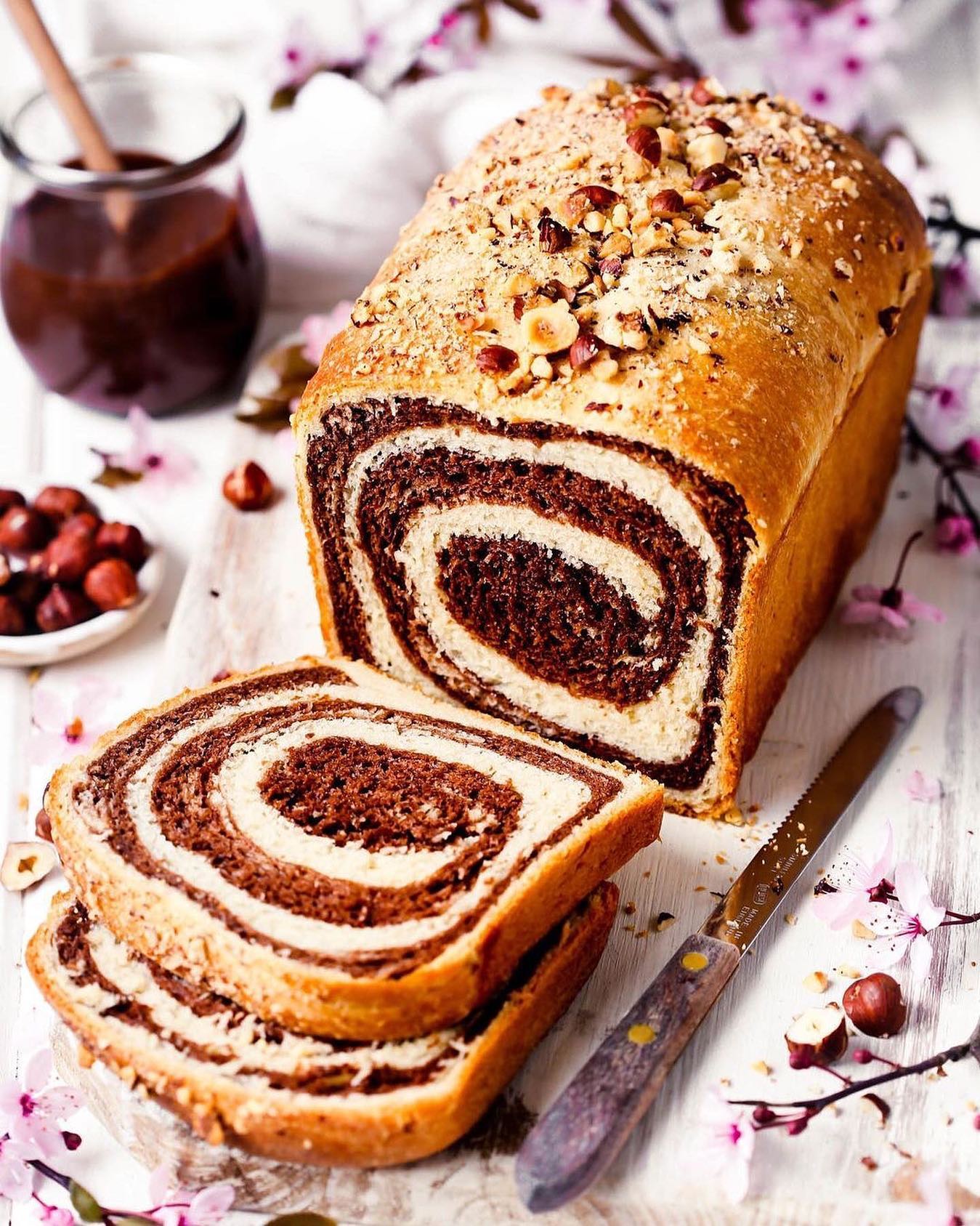 Vegan Brioche with Nutella Flavor