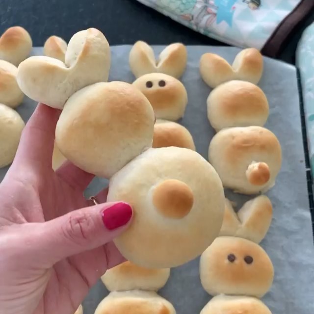 Easter Vegan Bunny Buns