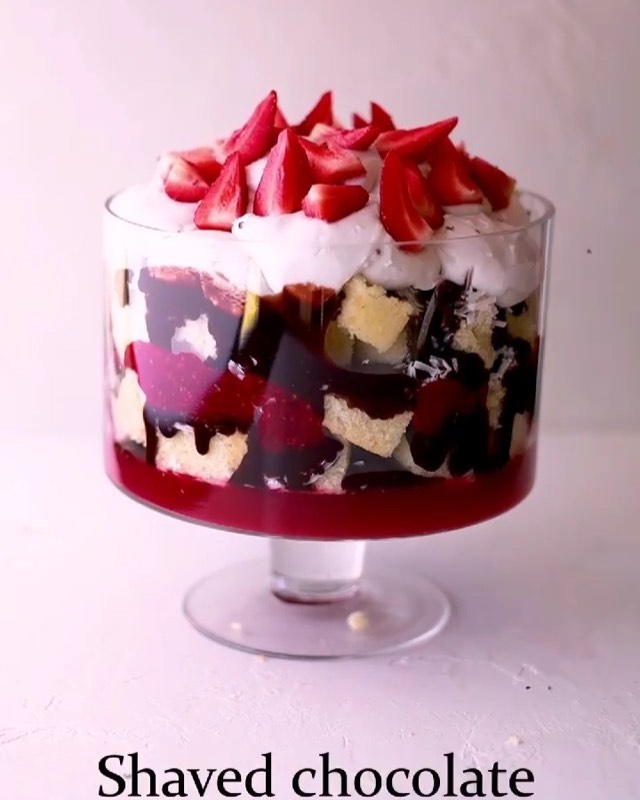 Vegan Lamington Trifle Dessert