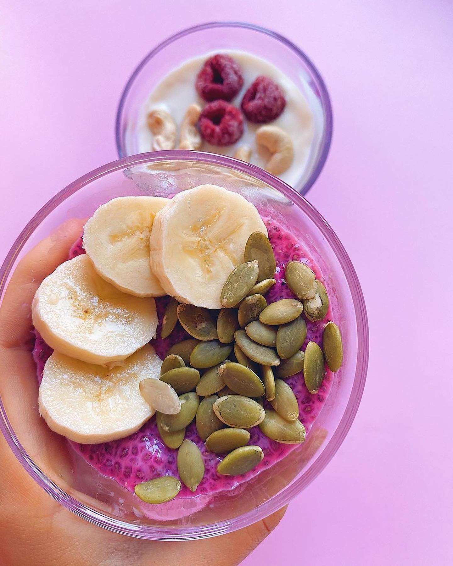 Pink Chia Breakfast Pudding