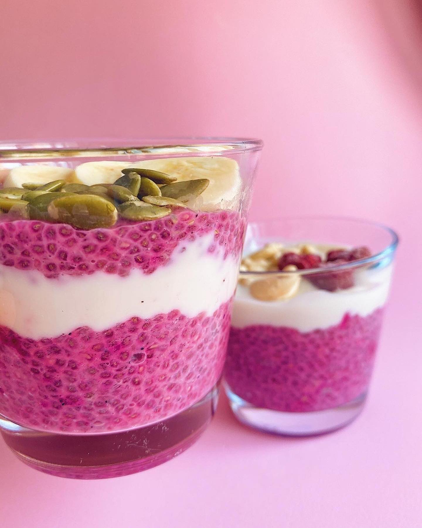 Pink Chia Breakfast Pudding