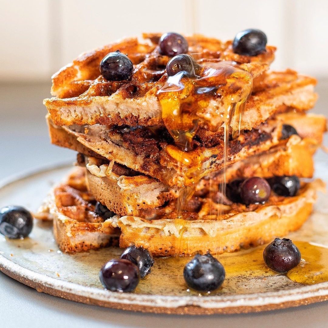 Buckwheat and Chocolate Waffles