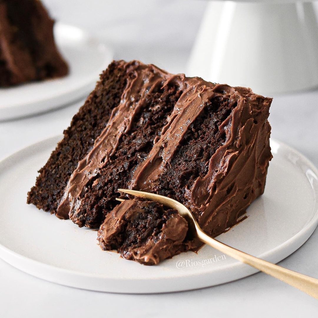 Triple Chocolate Cream Cake