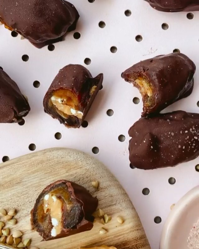 Simple Vegan Chocolate Covered Date Snacks