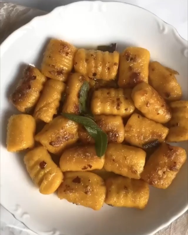 Butternut Squash Gnocchi with Sage Butter Sauce