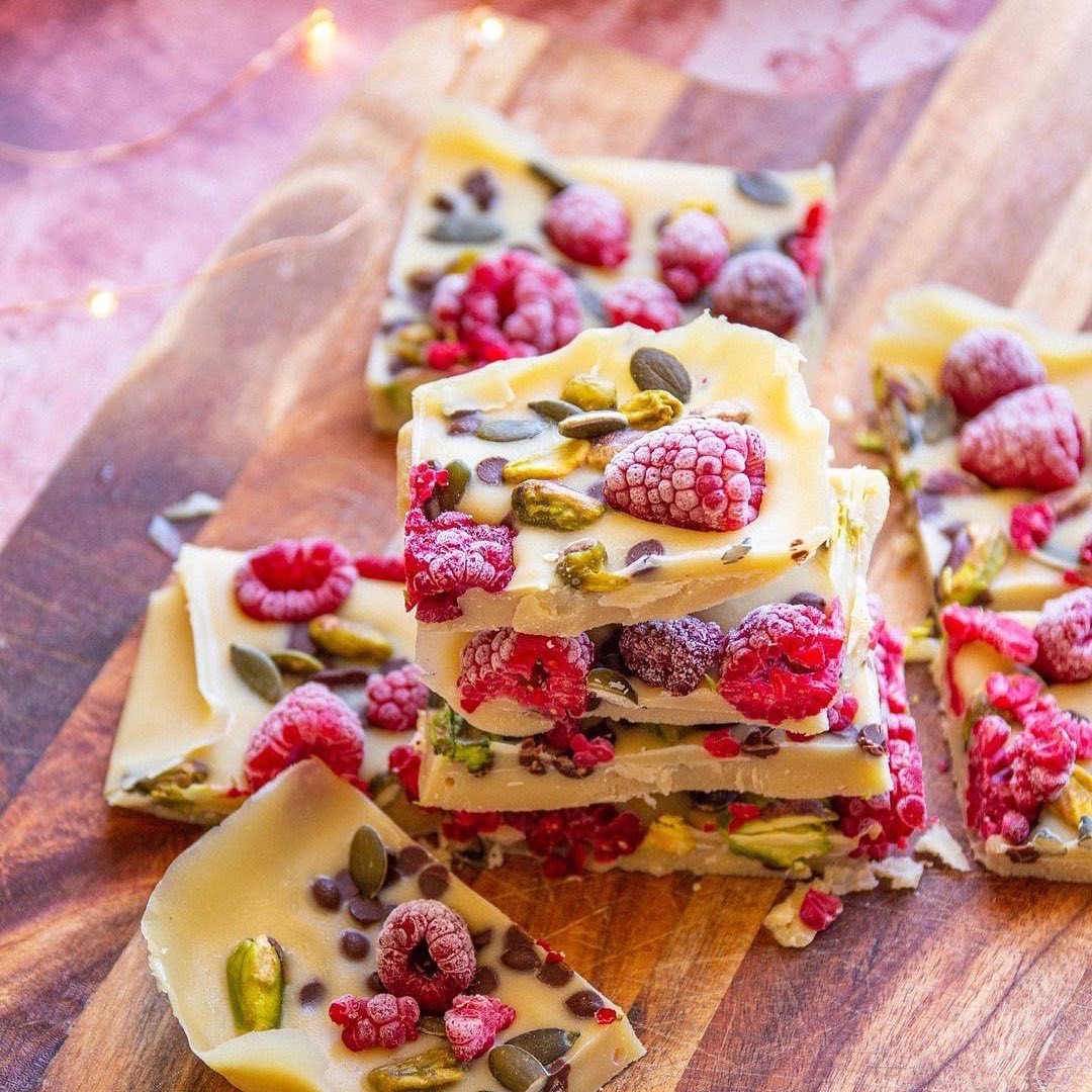 Vegan White Chocolate Rocky Road