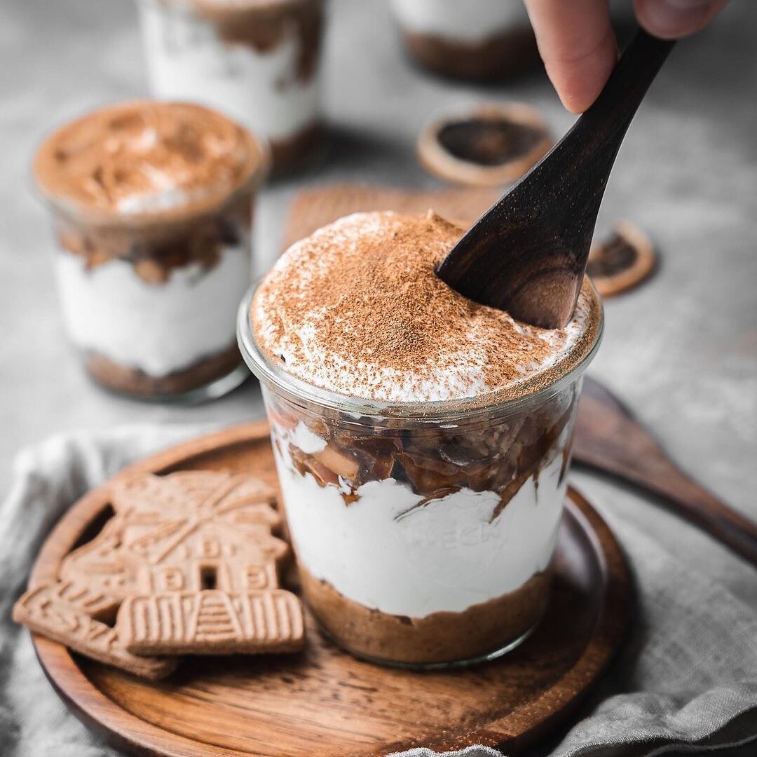Lazy Chai Speculoos Apple Tiramisu