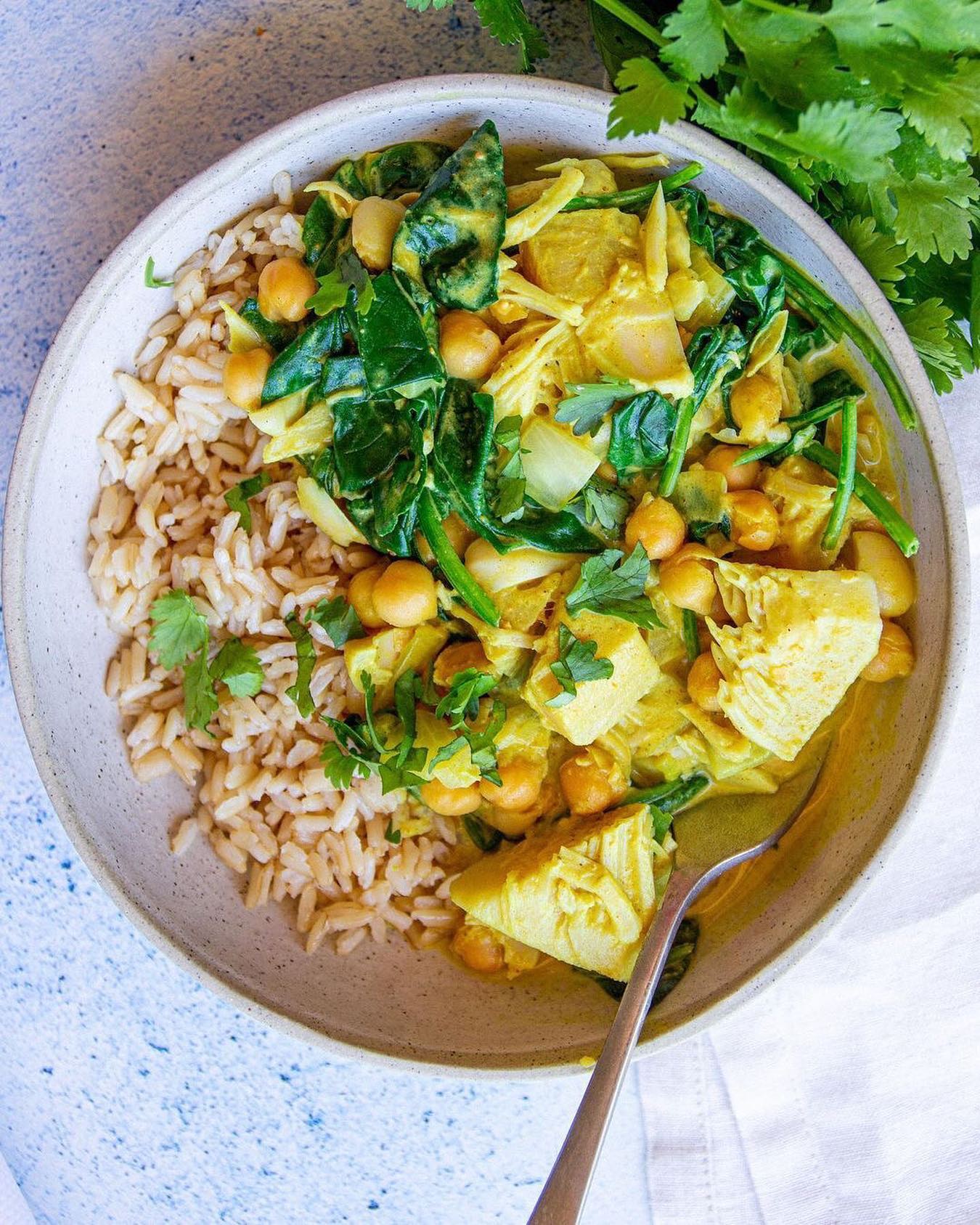Turmeric Jackfruit Coconut Curry