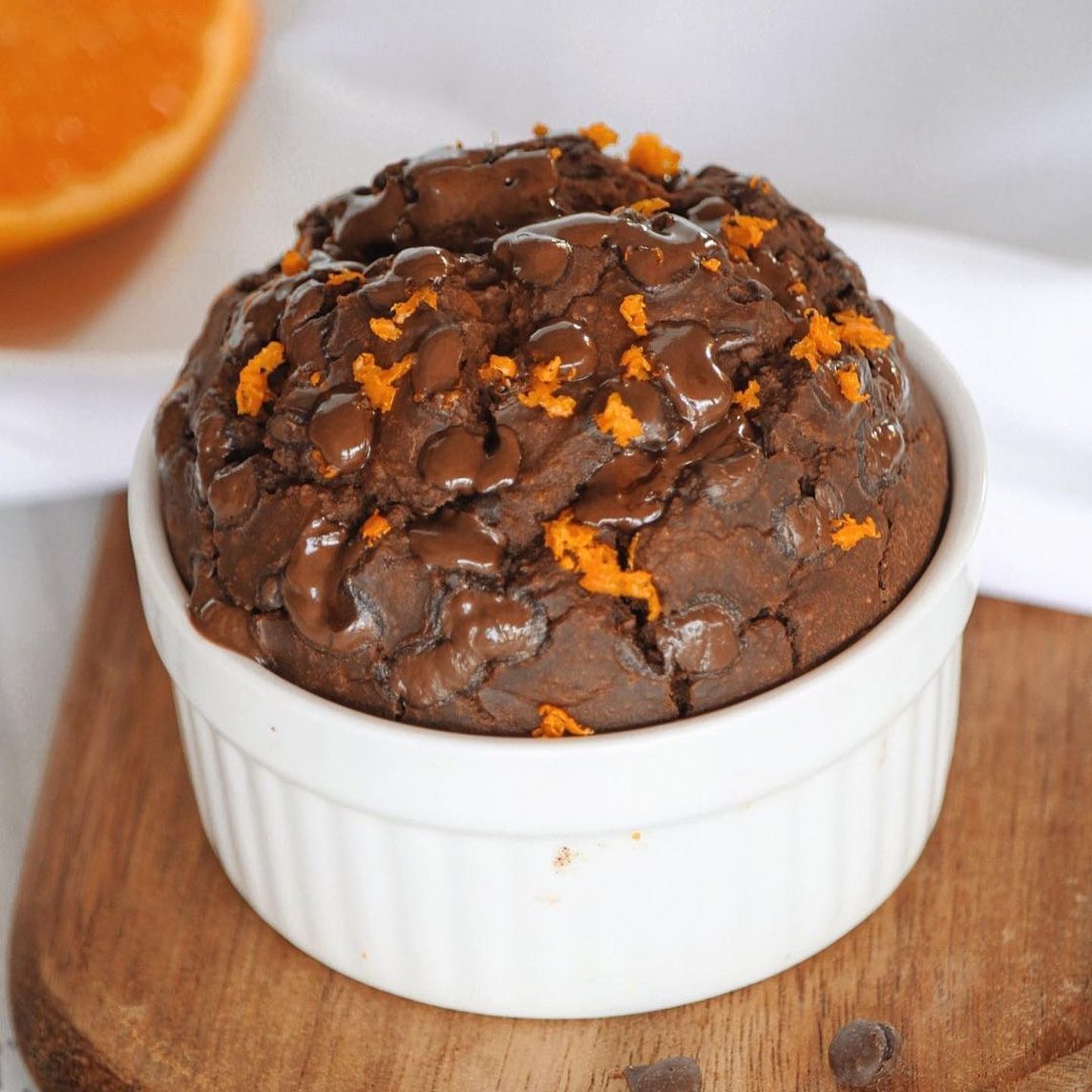 Choc Orange Baked Oats