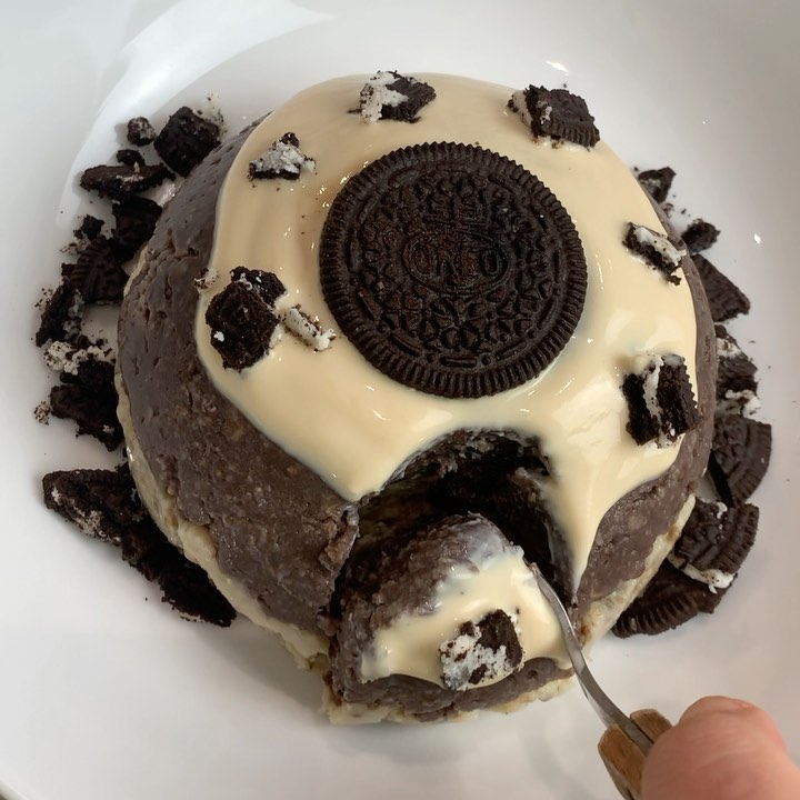 Oreo Oatmeal Cheeseless Cake
