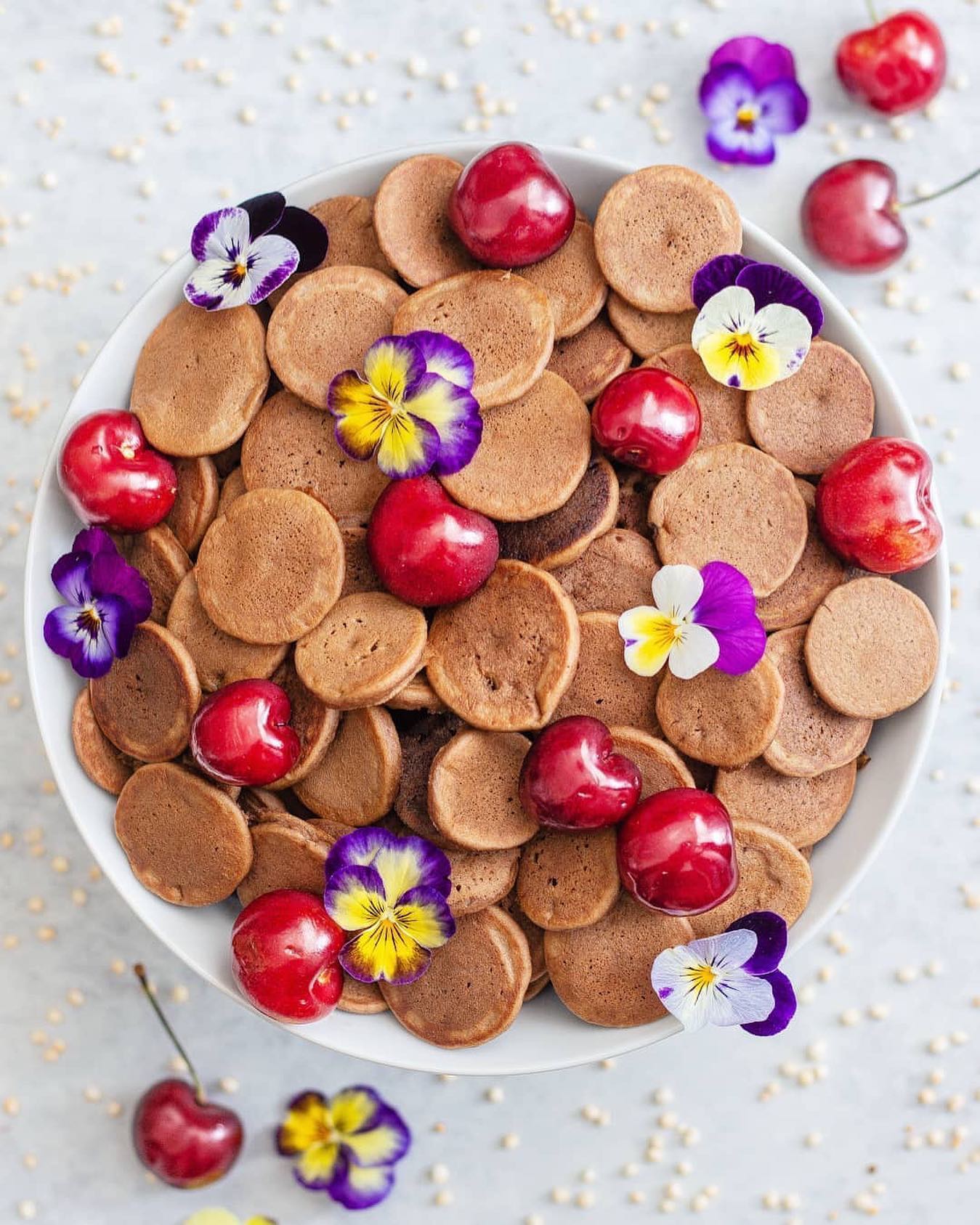 Mocha Baby Pancakes