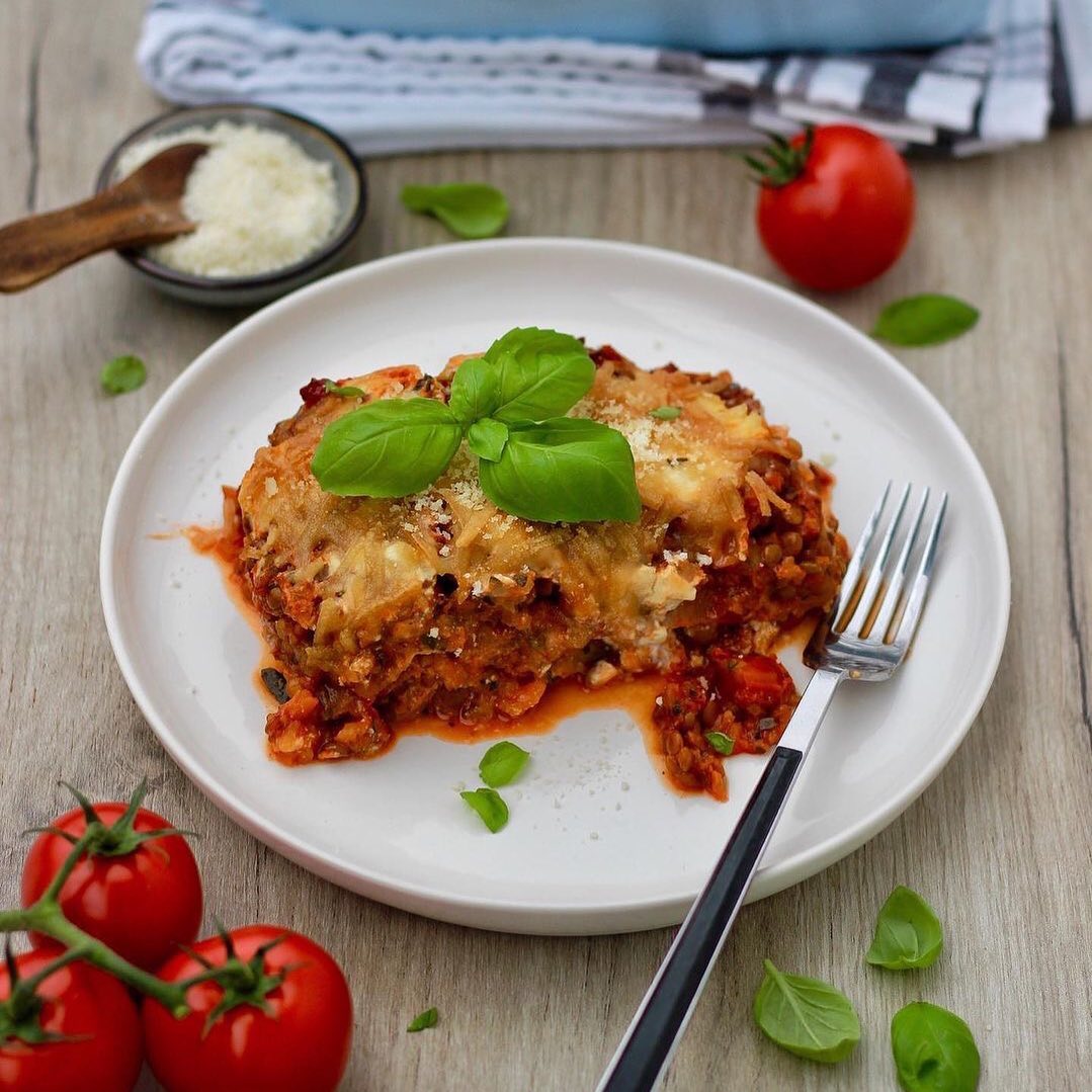Vegan High-Protein Lentil Lasagna