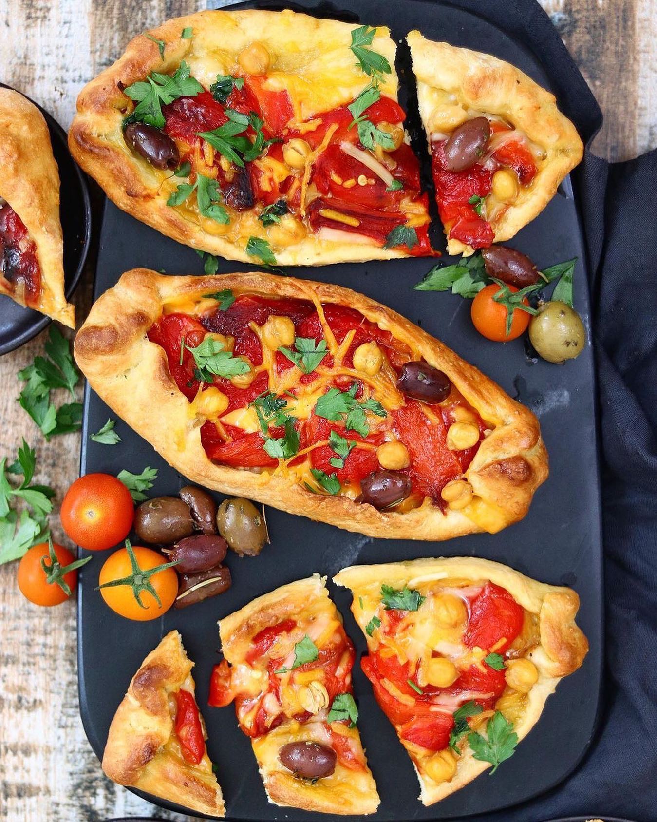 Homemade Vegan Turkish Pizza