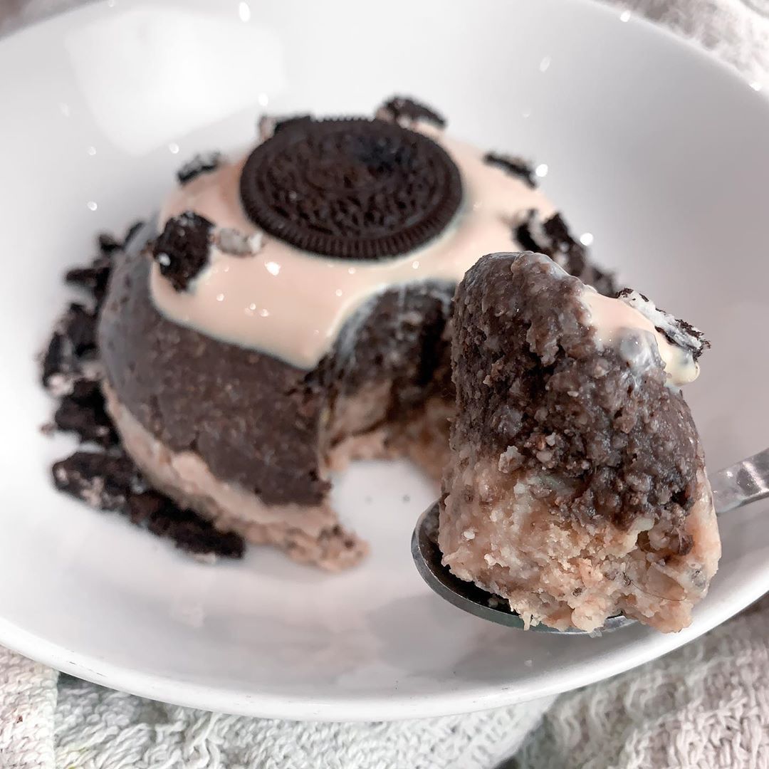 Oreo Oatmeal Cheeseless Cake