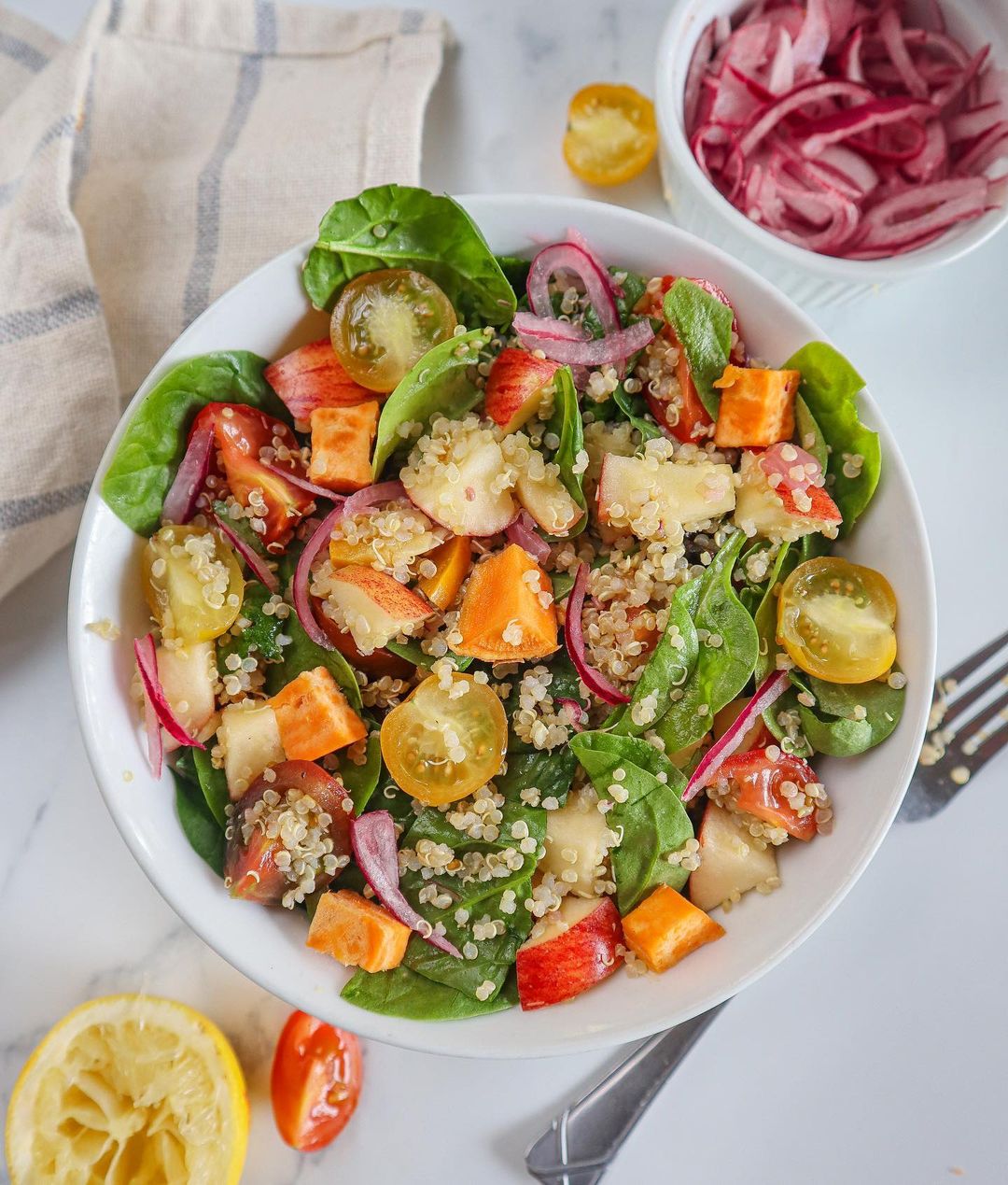 Fall Quinoa Salad with Sweet Potato