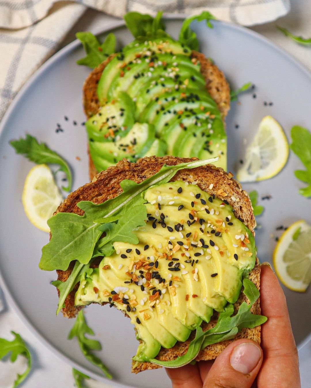Savory Avocado Toast with Seasonings