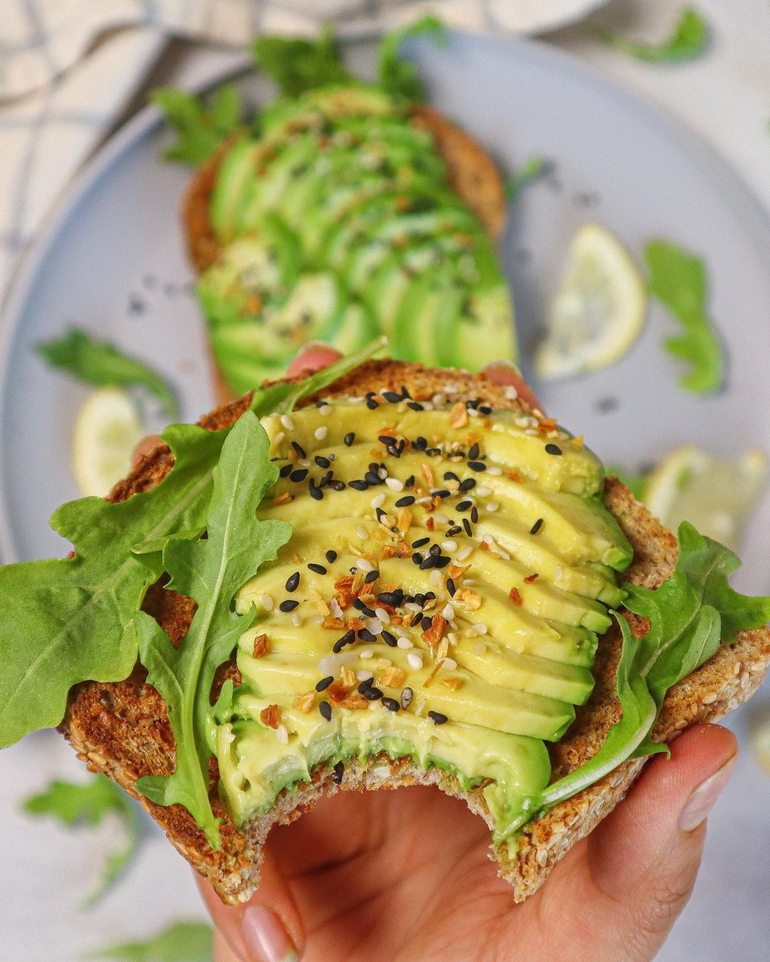 Savory Avocado Toast with Seasonings