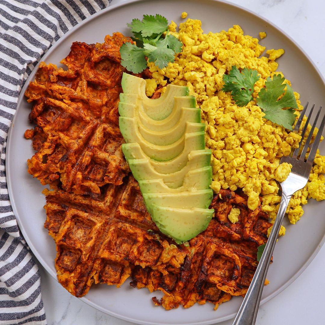 Sweet Potatoes Waffles