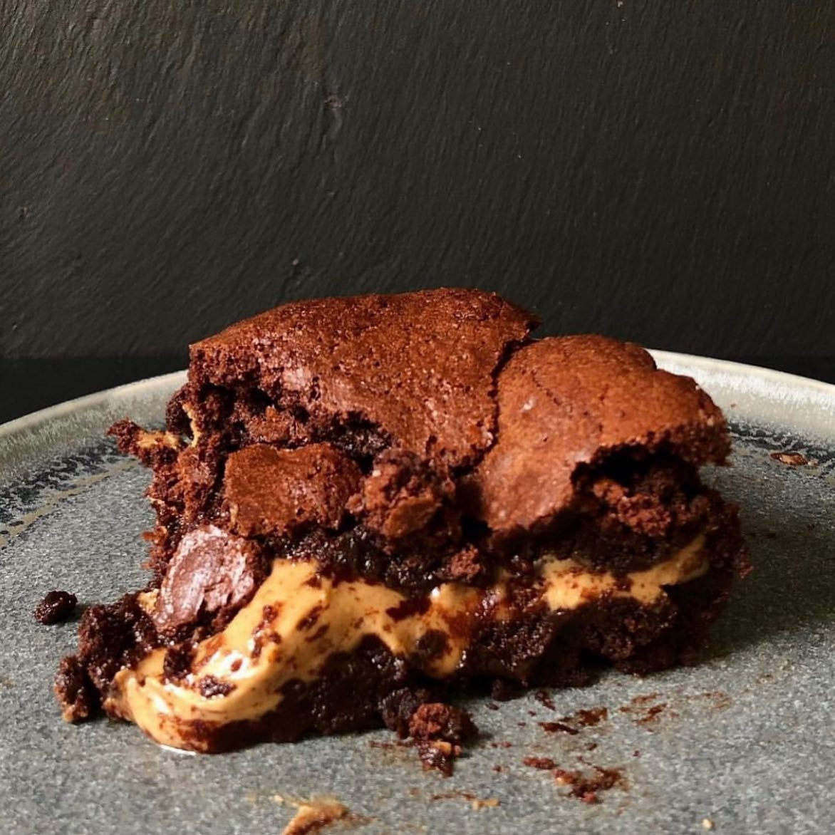 Peanut Butter Stuffed Brownies