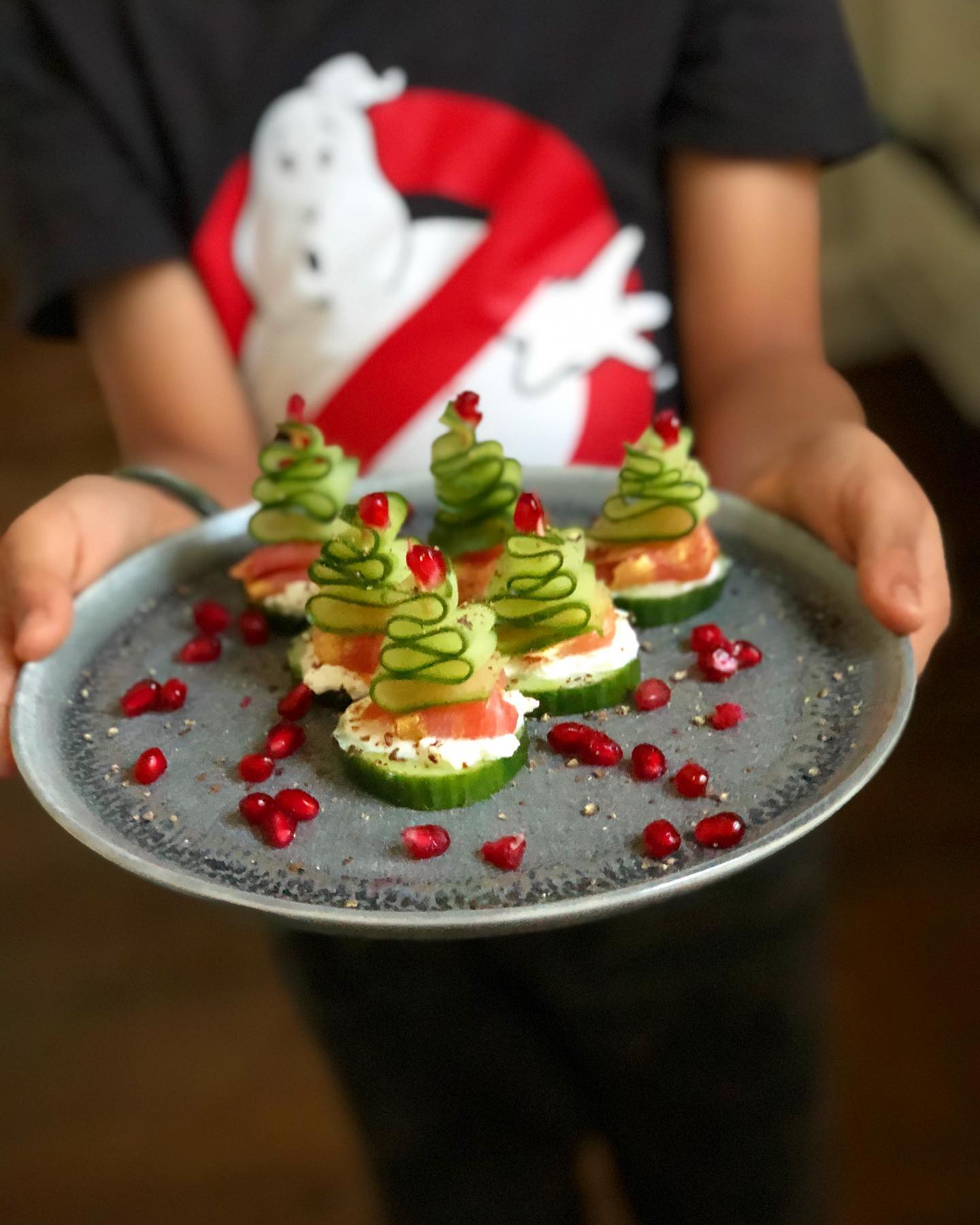 Christmas Tree Canapés