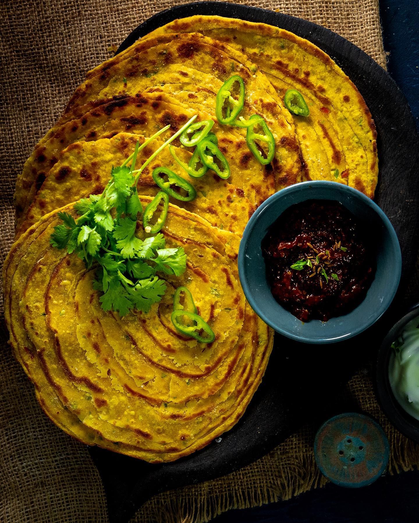 Leftover Daal Paratha