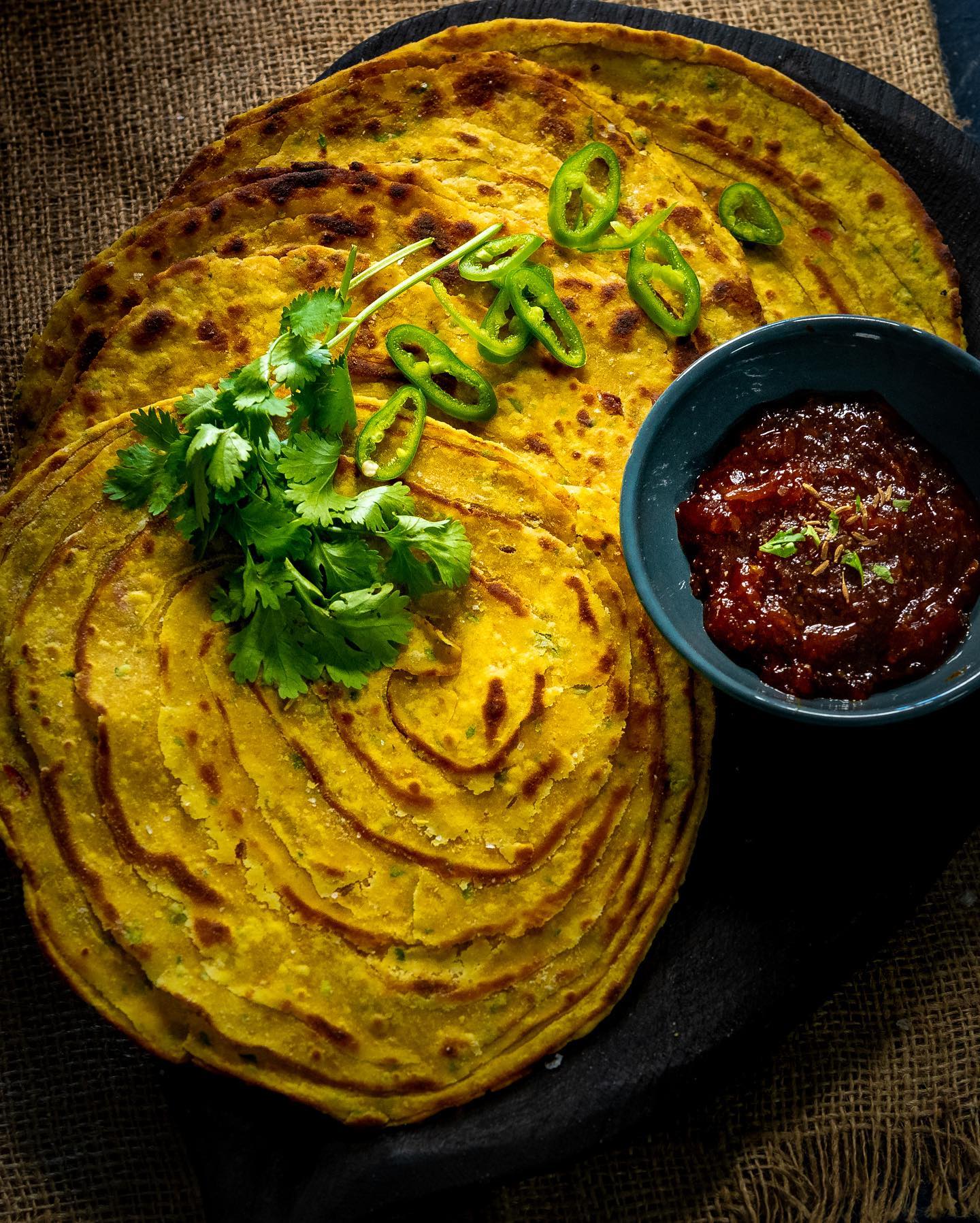 Leftover Daal Paratha