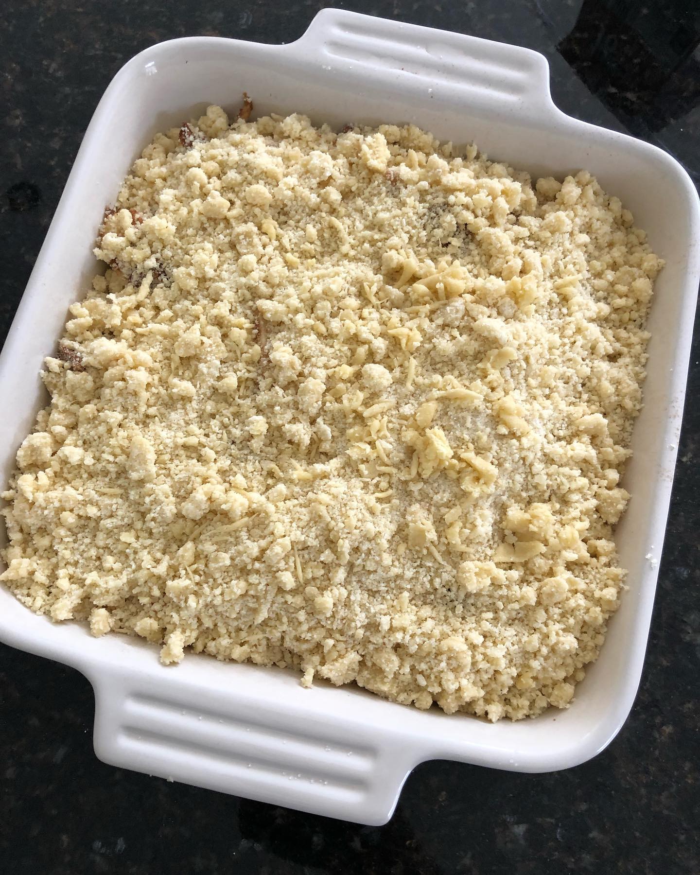 Homemade Apple Crumble with Cinnamon Ice Cream