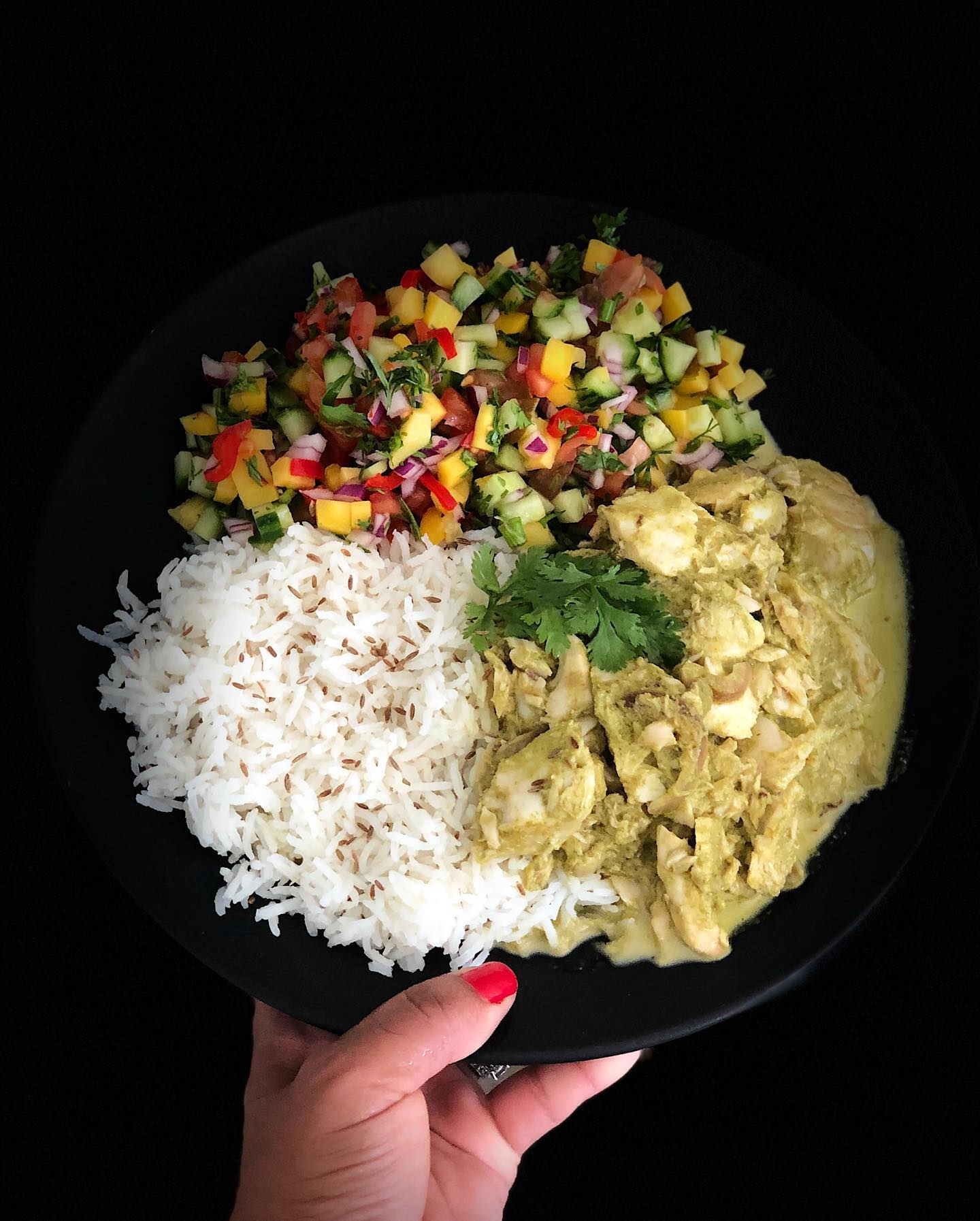 Green Chutney Curry with Talapia or Paneer