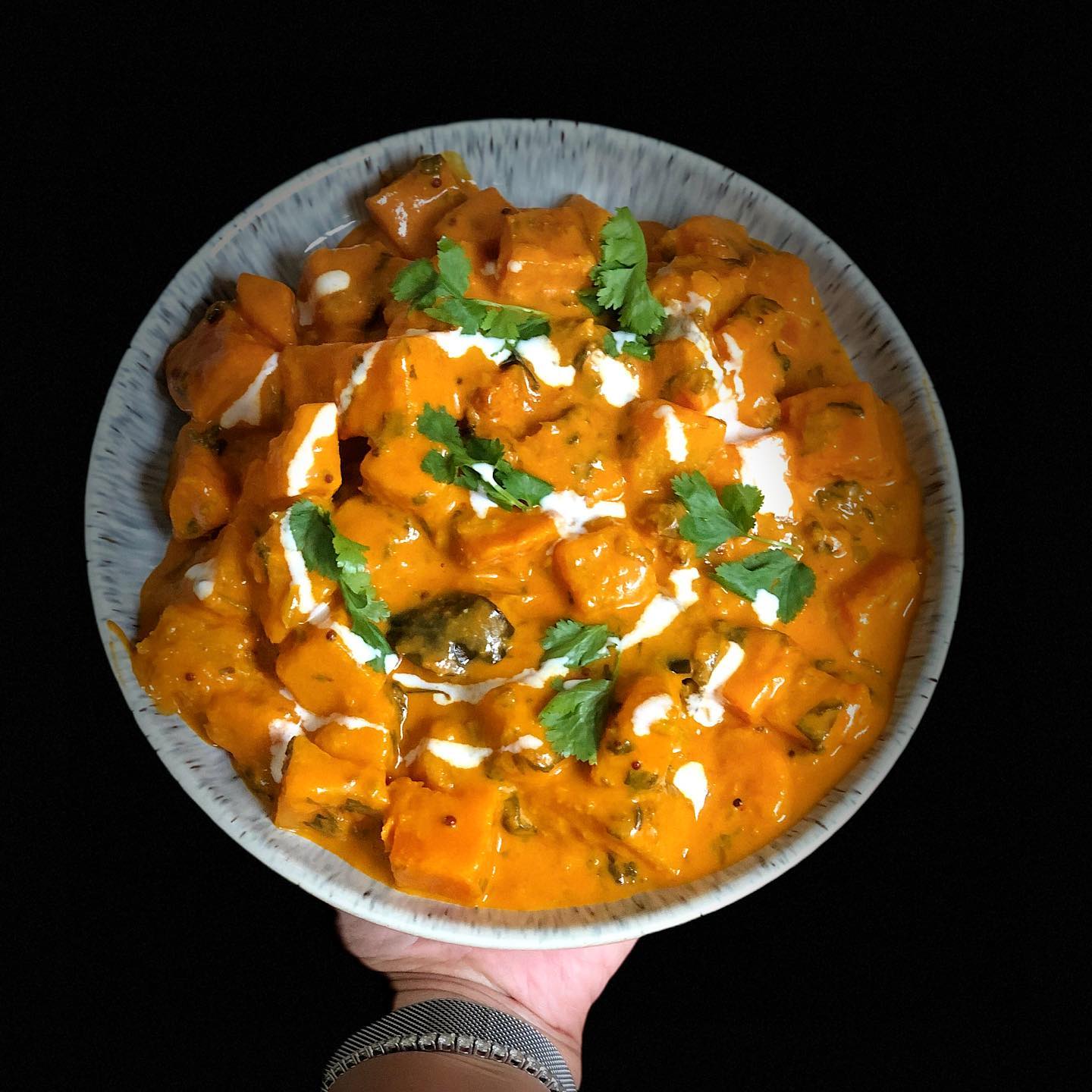 Quick Butternut & Sweet Potato Coconut Curry