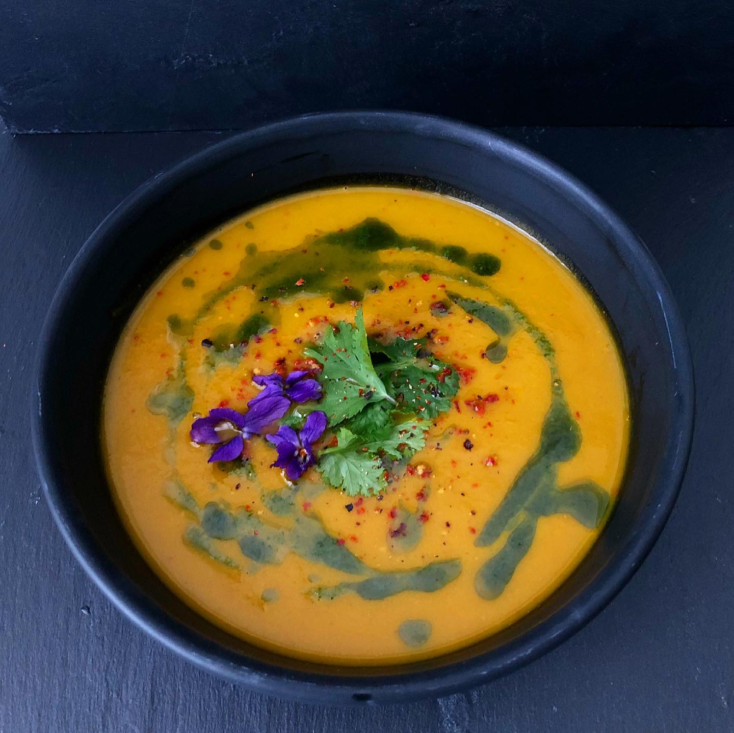 Carrot, Coriander & Lentil Soup with Hidden Courgette