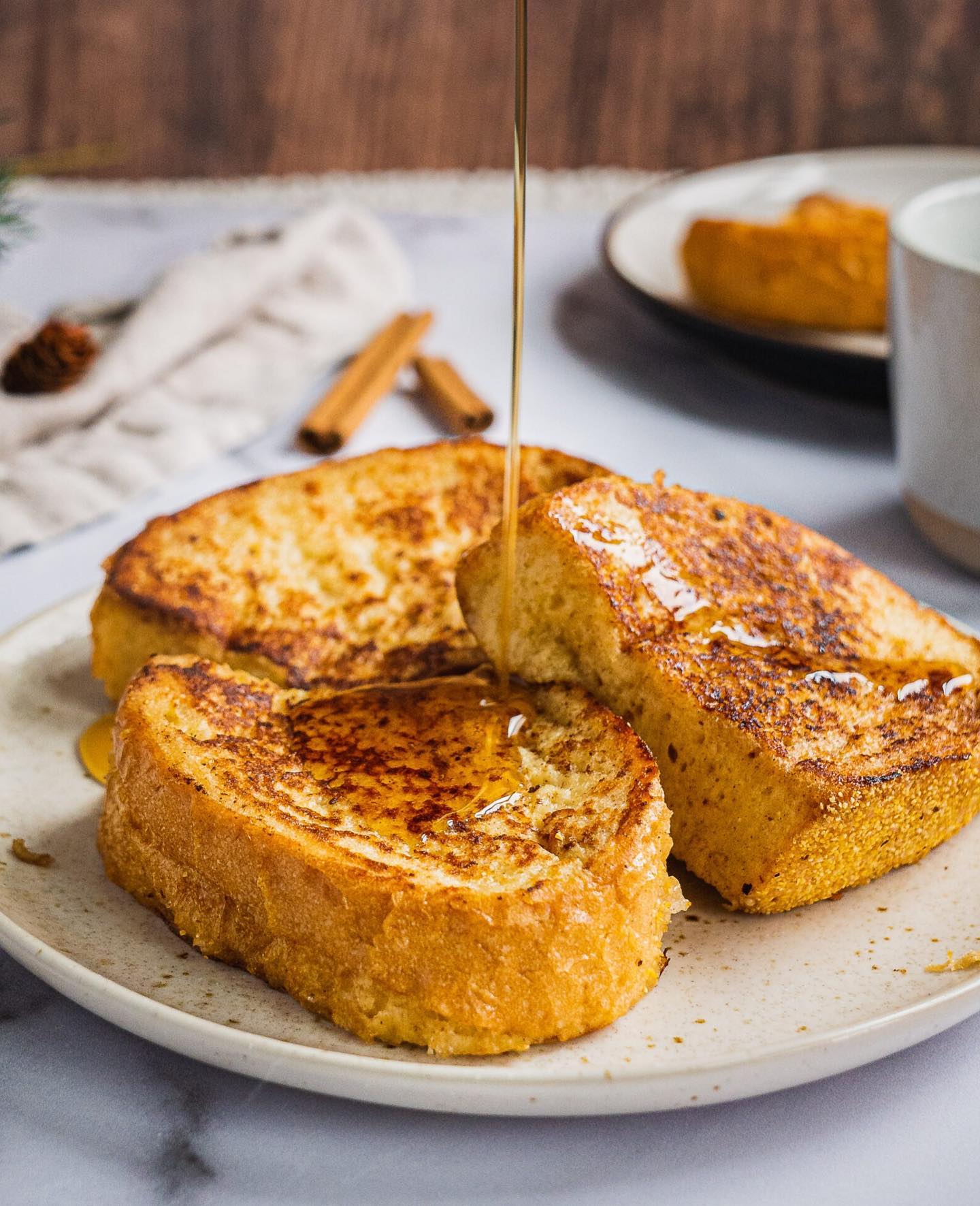 Holiday Egg Nog French Toast