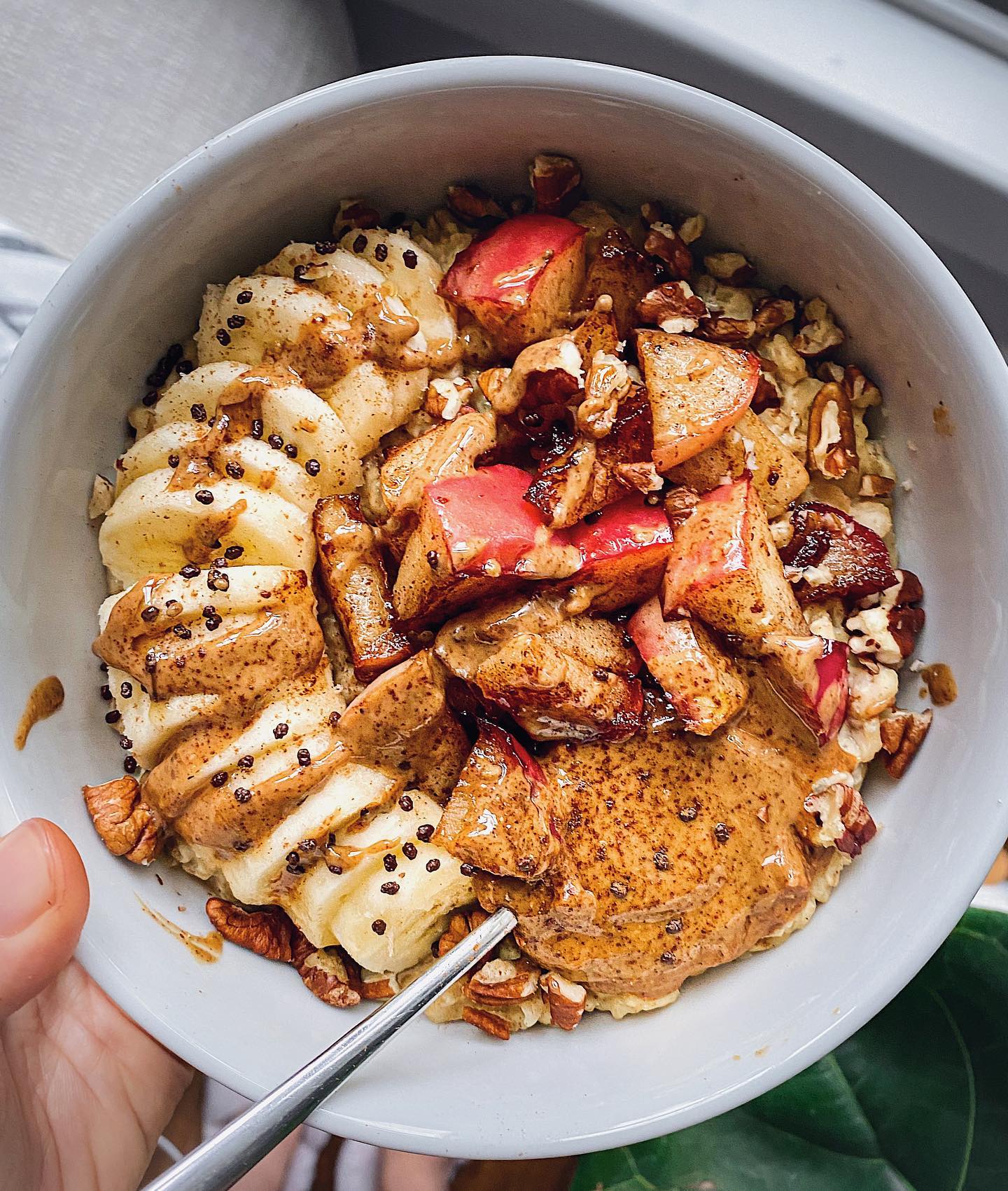Cinnamon Apple Pumpkin Oatmeal