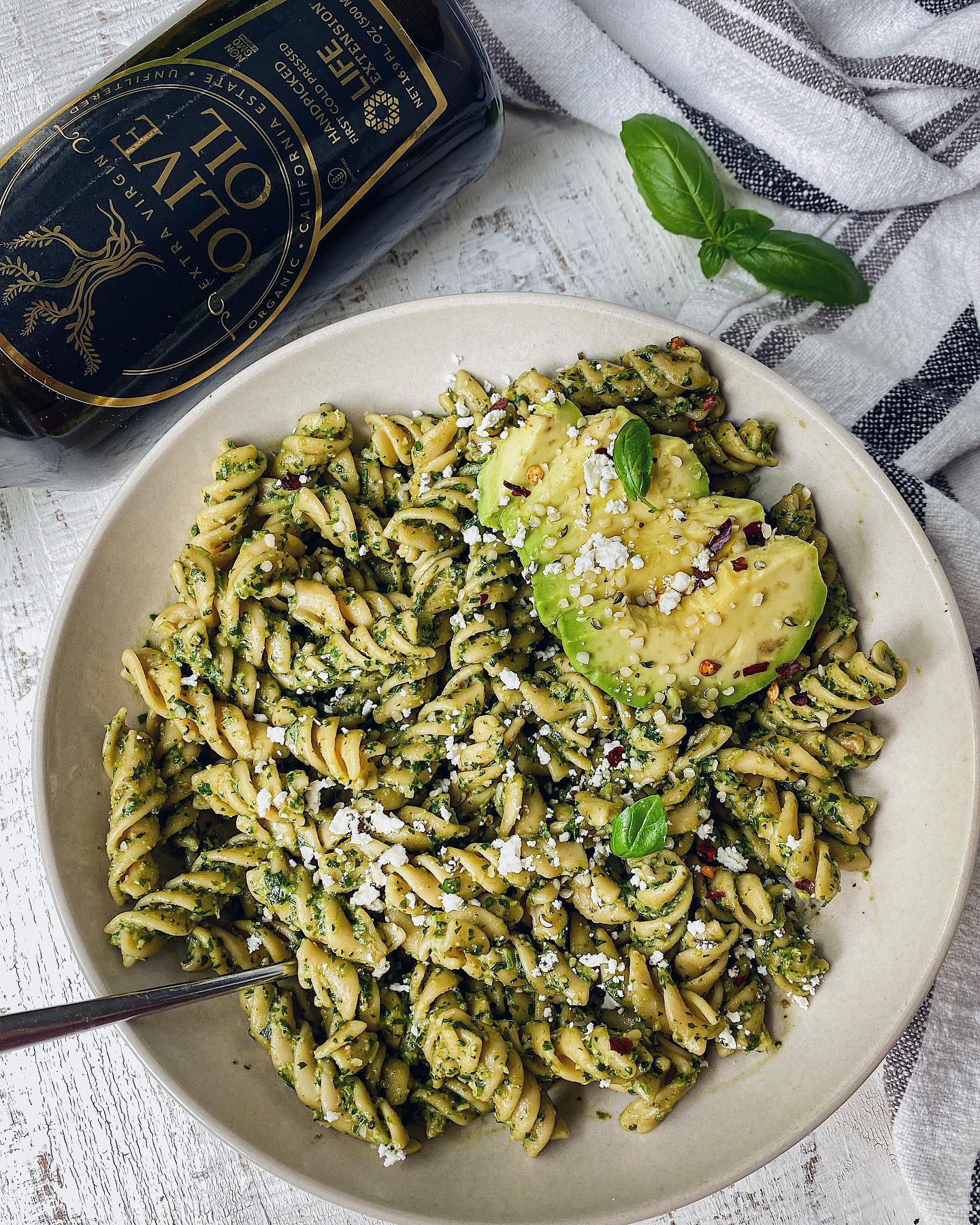 Simple Vegan Basil Pesto