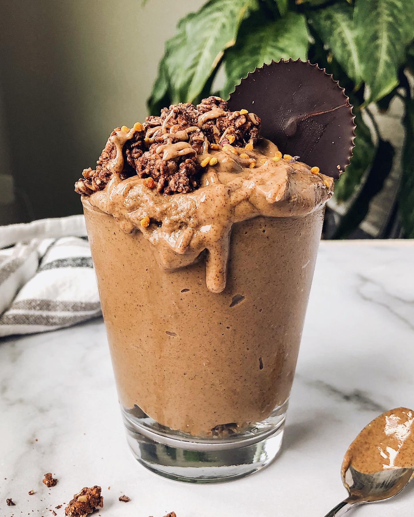 Chocolate Almond Butter Smoothie