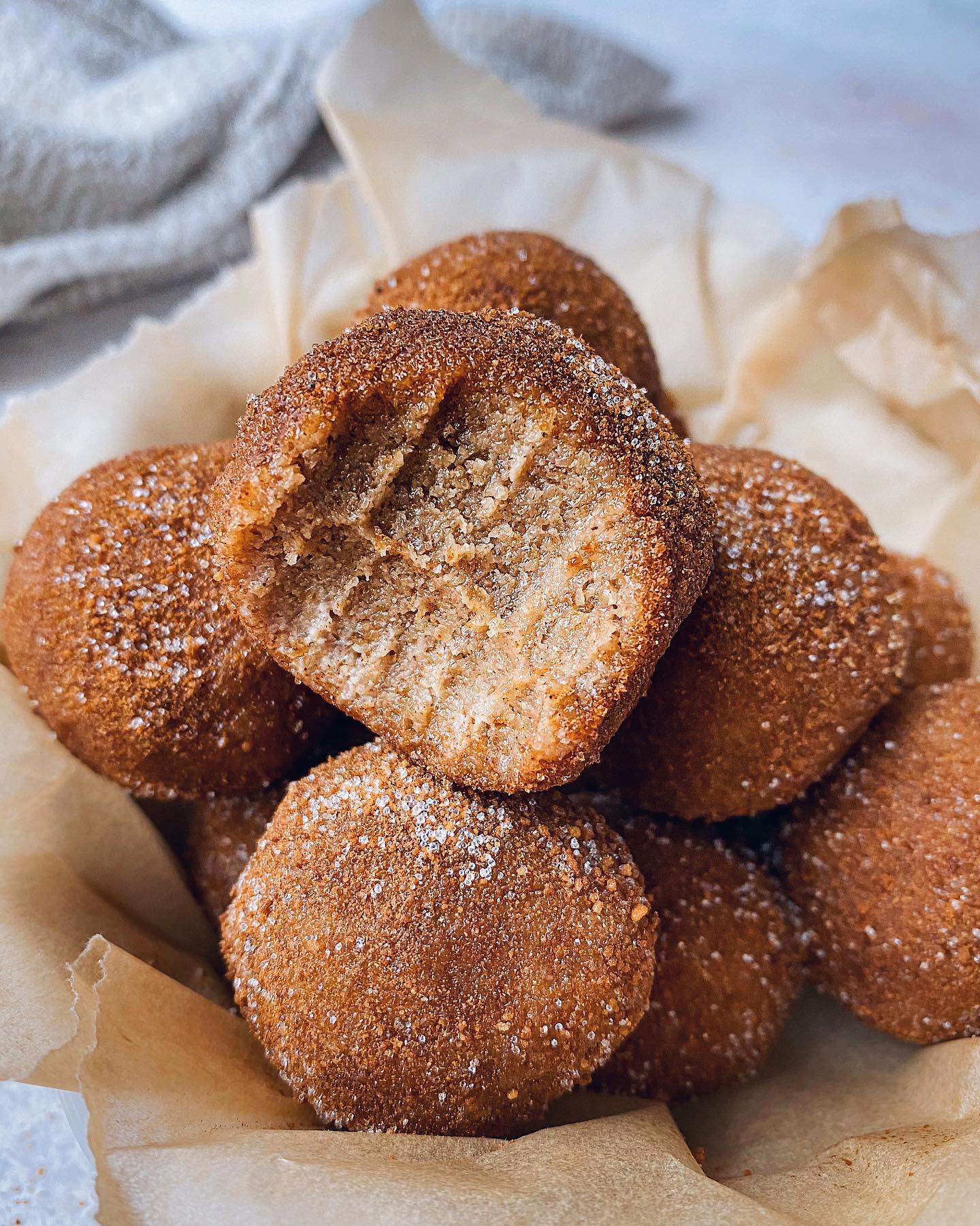 No Bake Snickerdoodle Donut Holes