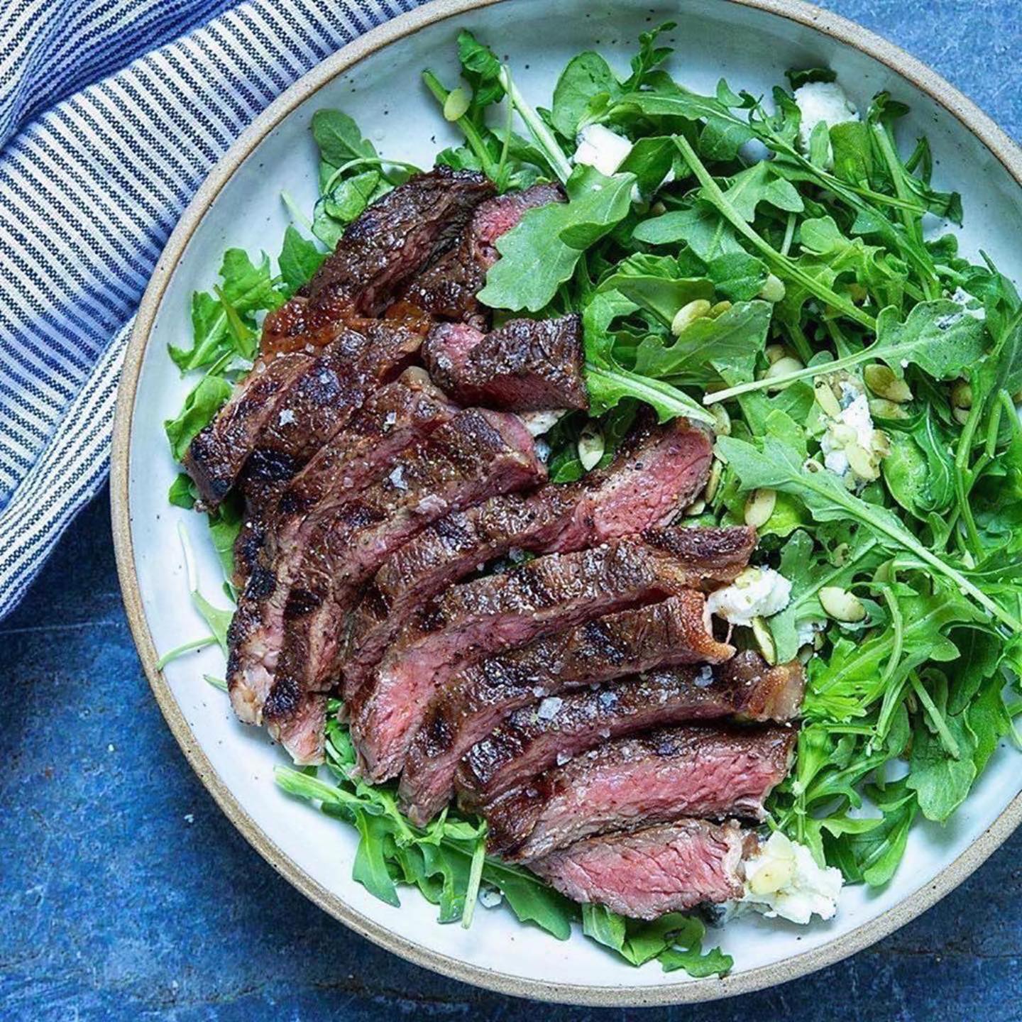 Umami Steak and Arugula Salad