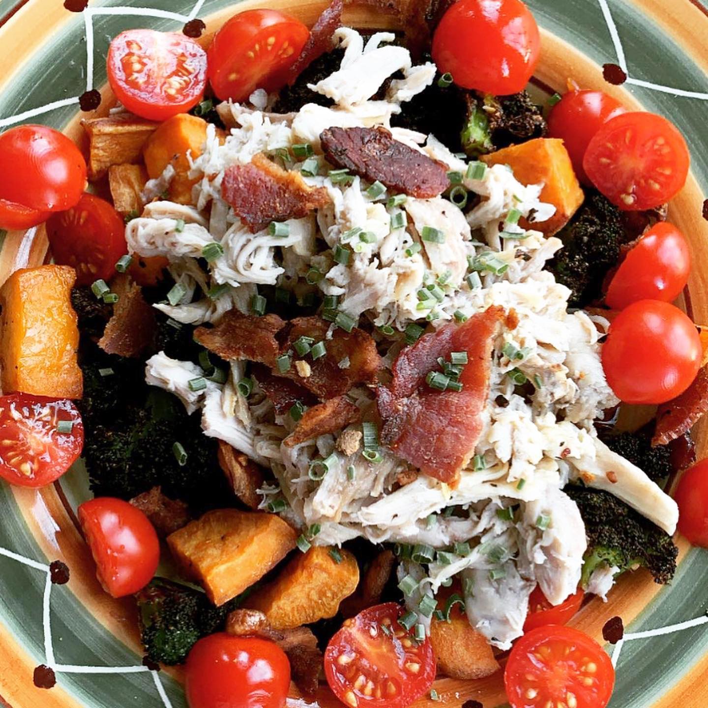 Simple Chicken and Vegetable Bowl
